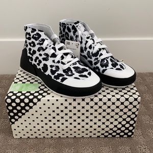 ADIDAS BY STELLA MCCARTNEY TREINO MID-CUT PRINT SHOES